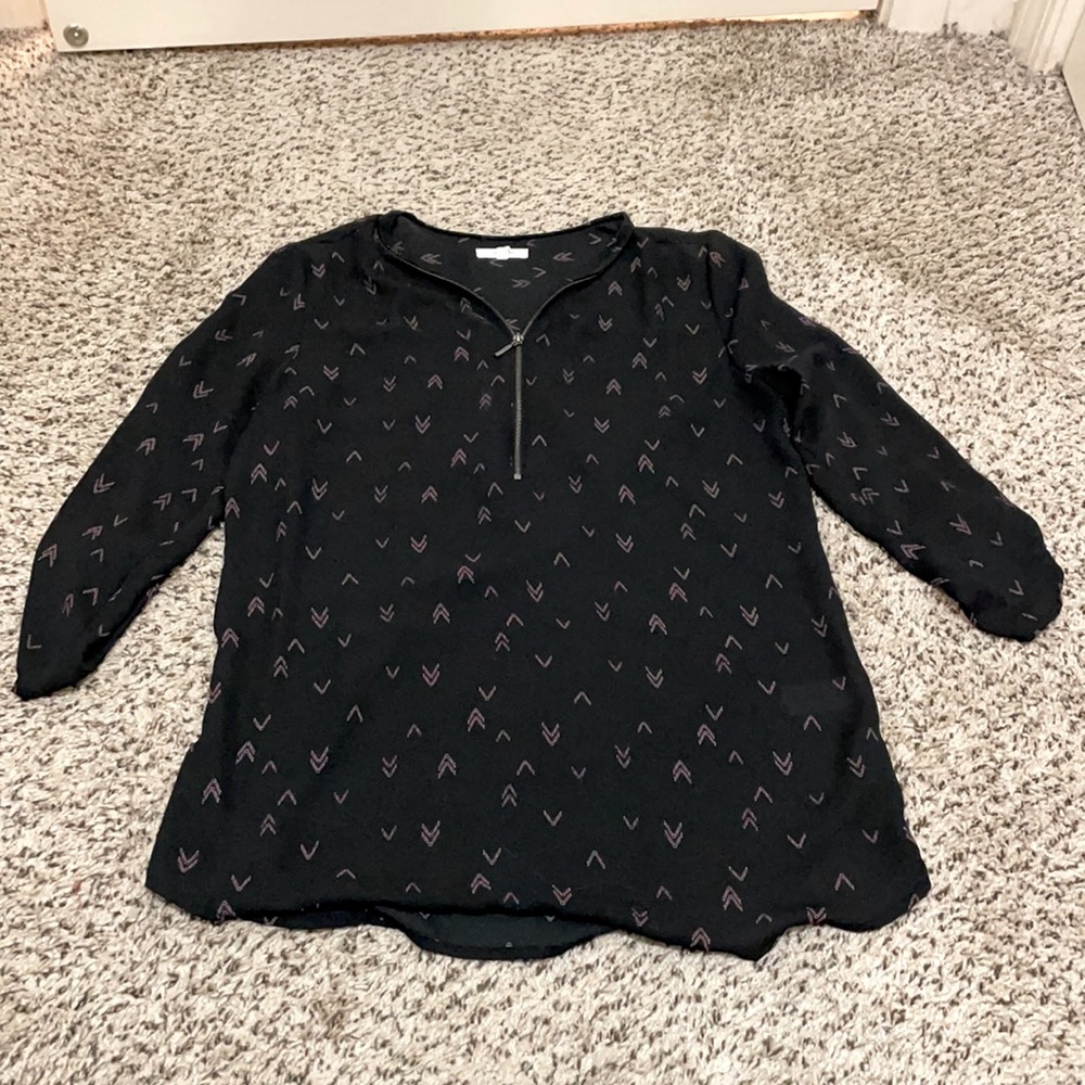 Black Maurices Blouse